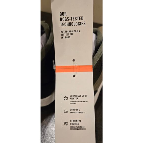 BOGS Juniper Hiker Waterproof Snow Boot Olive Green Speckled Tread 8.5 NIB - Picture 8 of 13